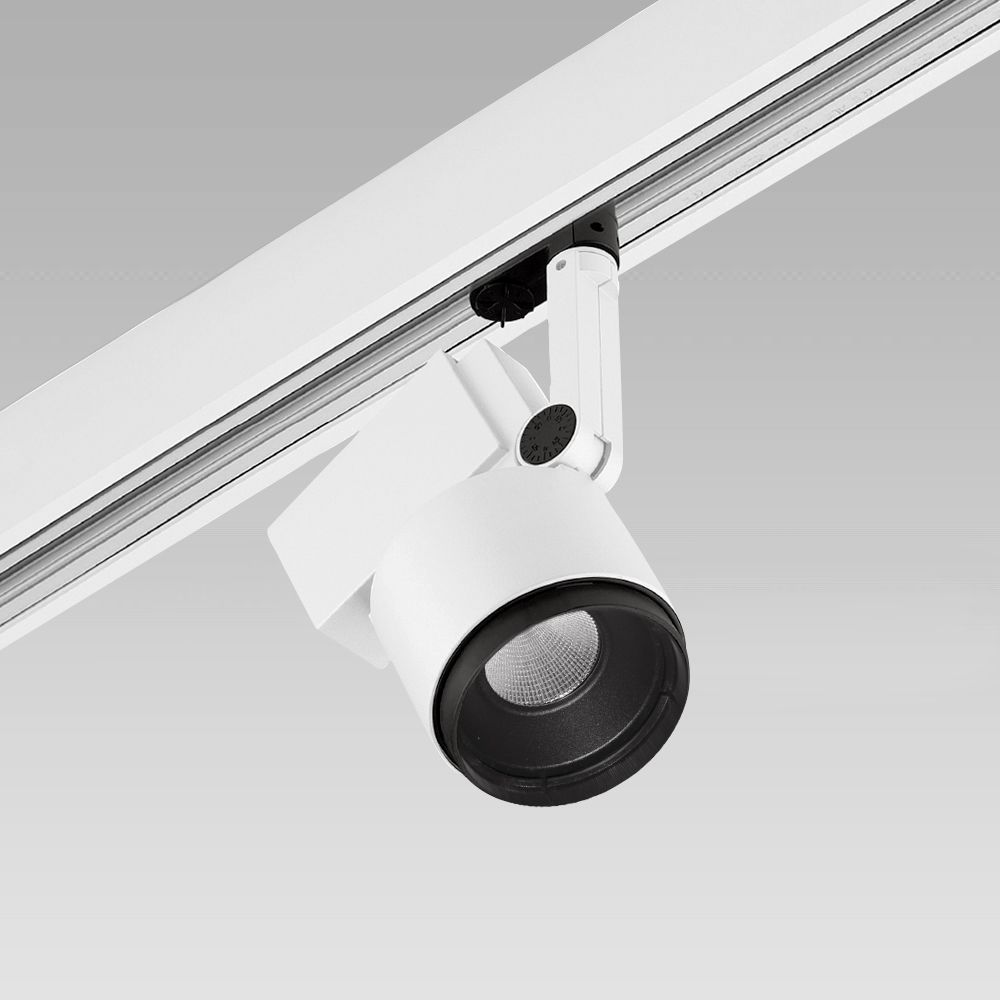 Track 220V - DALI  FOBO2 spotlight for electrified track, compact and functional design