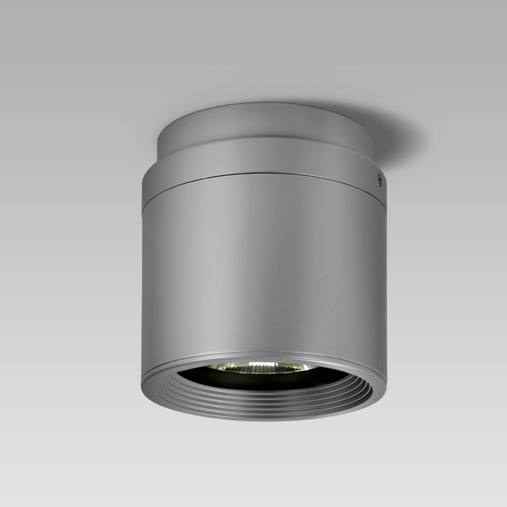 Ceiling luminaires Ceiling or suspended high-bay luminaire with an elegant cylindrical shape for the illumination of wide areas