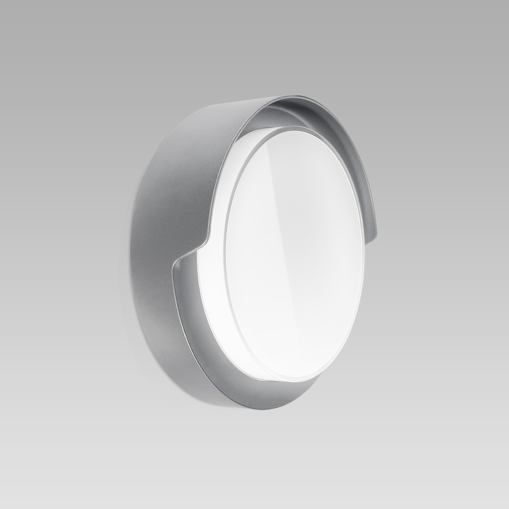 Apparecchio a plafone o a parete compatto e resistente per l'illuminazione di interni ed esterni