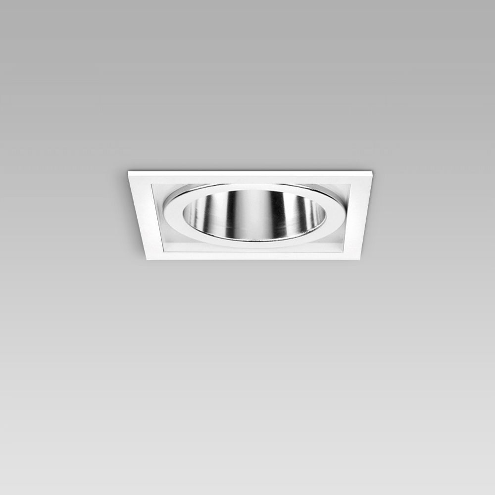 Apparecchi da incasso a soffitto Apparecchio da incasso a soffitto dall'elegante design quadrato per l'illuminazione di interni