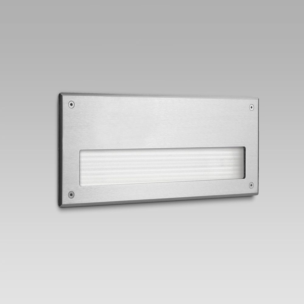 Incassi a parete Apparecchio da incasso a parete di forma rettangolare per l'illuminazione funzionale di aree esterne