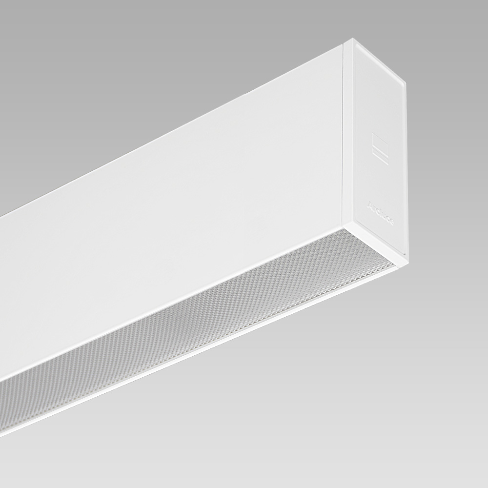 Modular lighting system for indoor lighting available in ceiling, wall-mounted and suspended version